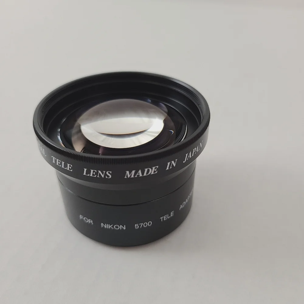 Professional Digital Tele Adapter Lens For Nikon 5700 Black Photography 2.0X